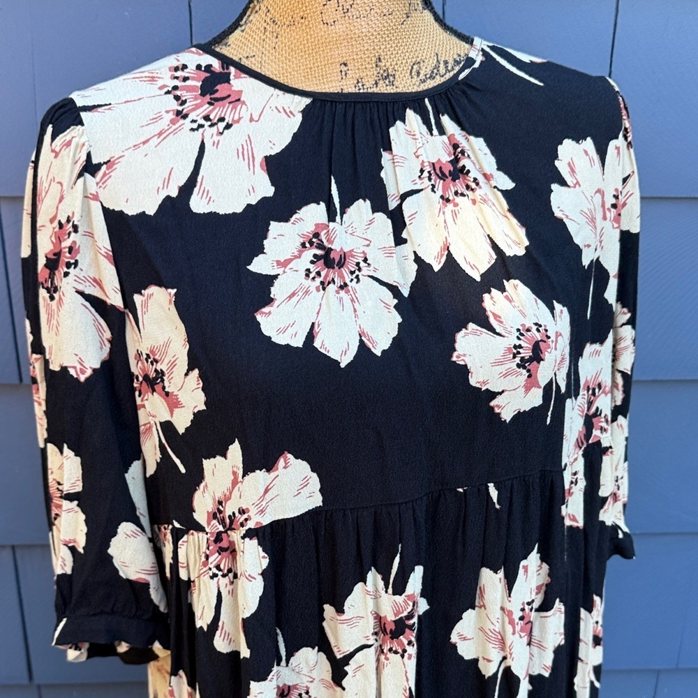 Ba&sh Floral Black and White lady Dress large perfect - Picture 2 of 8